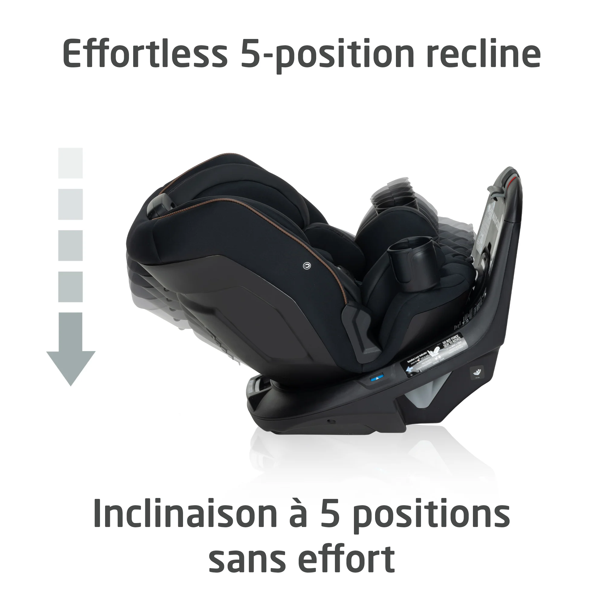 Andi 360° Rotating All-in-One Convertible Car Seat - Image 8