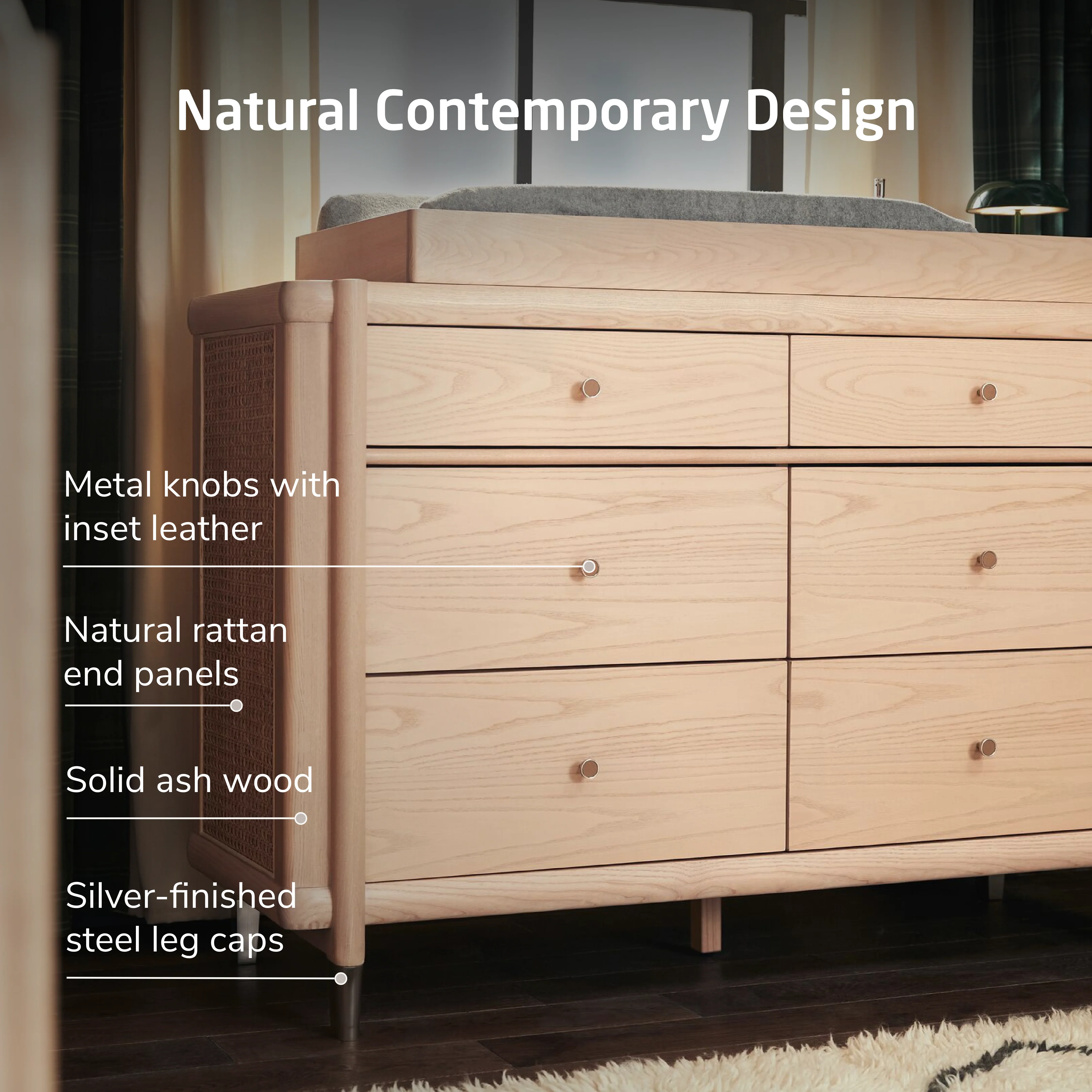 Brisa 6-Drawer Dresser - Image 3