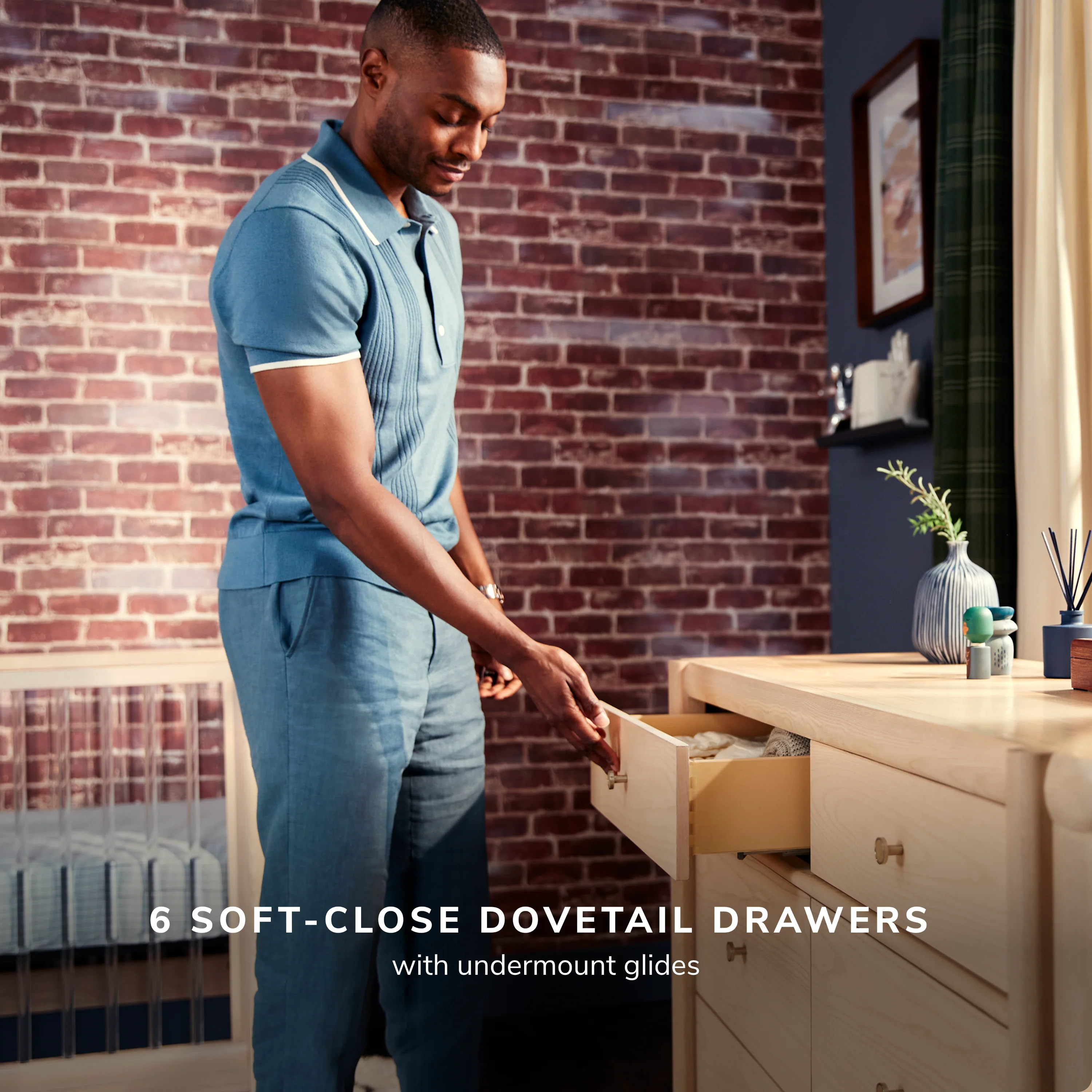 Brisa 6-Drawer Dresser - Image 5