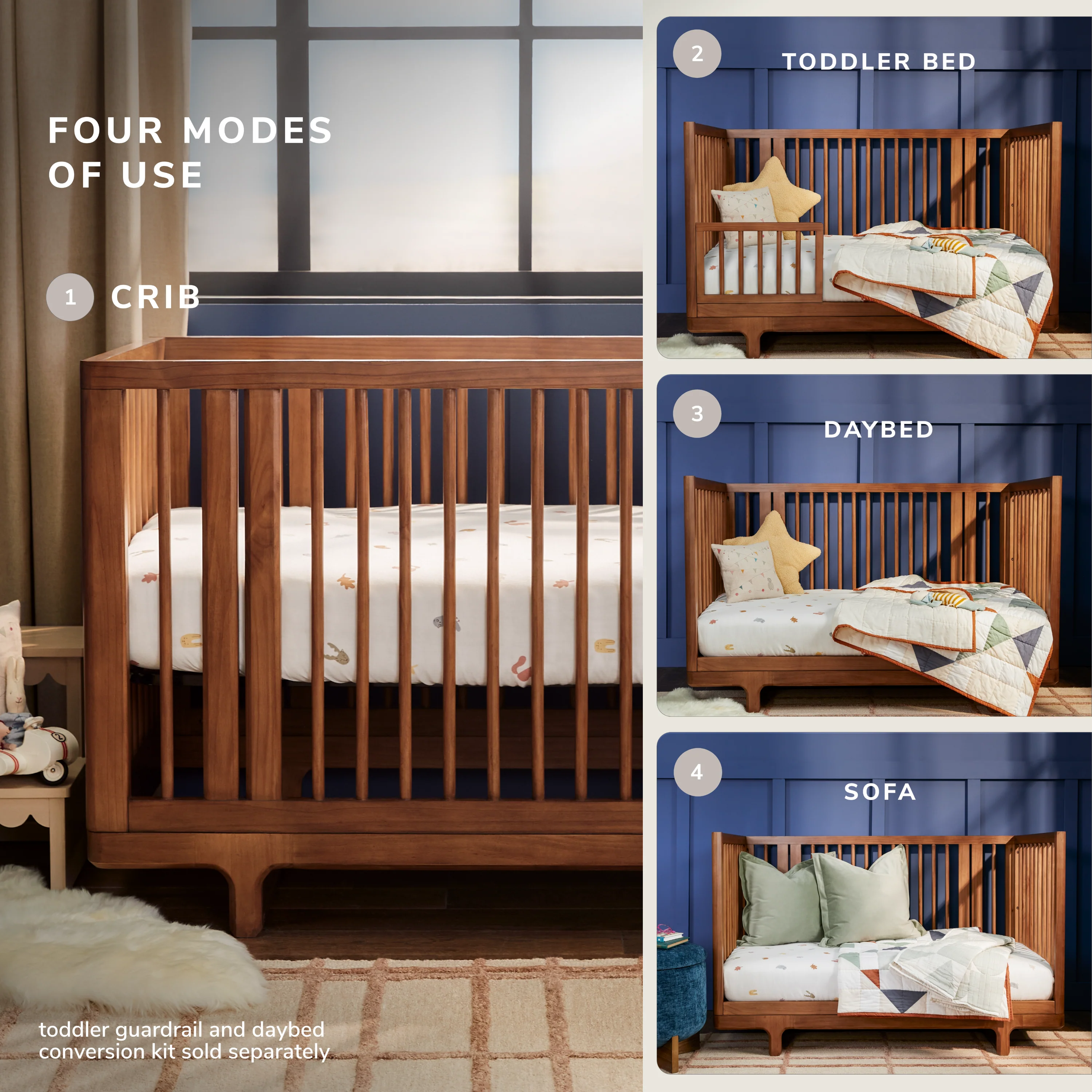 Embraced Forms 4-in-1 Convertible Crib - Image 3