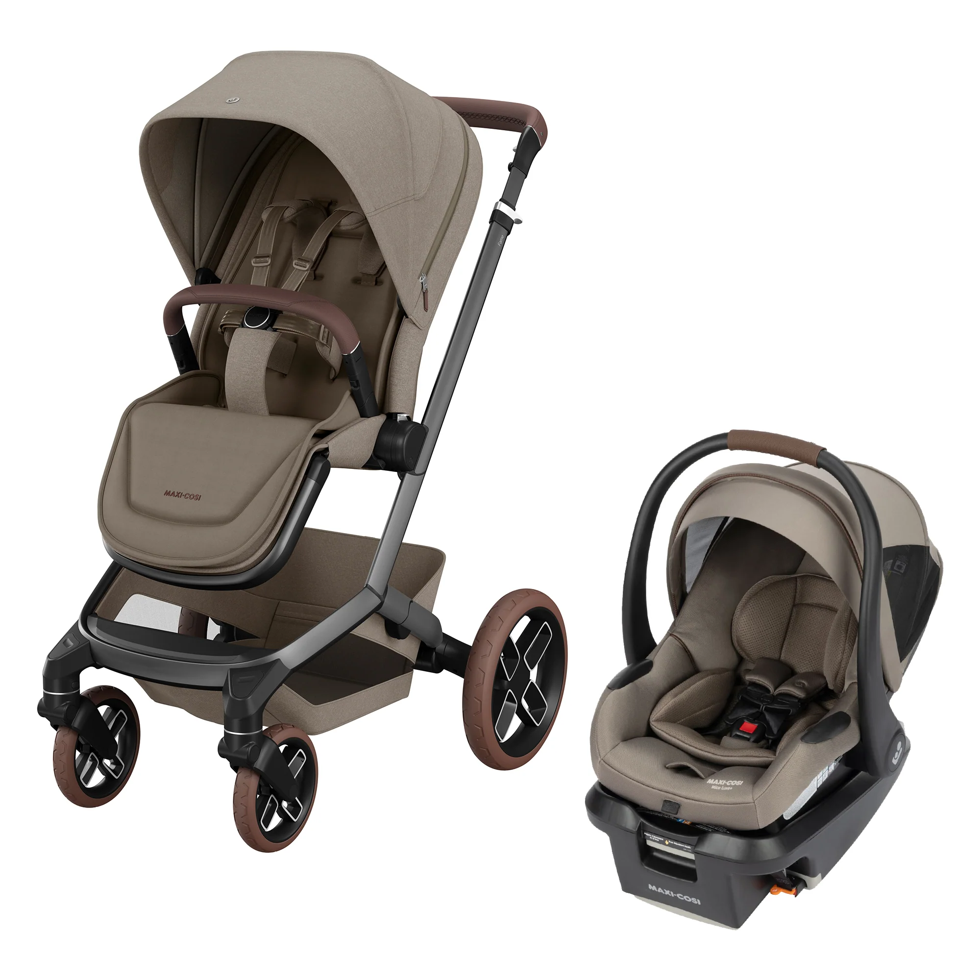 Fame Stroller & Mico Luxe+ Car Seat Travel System - Image 12