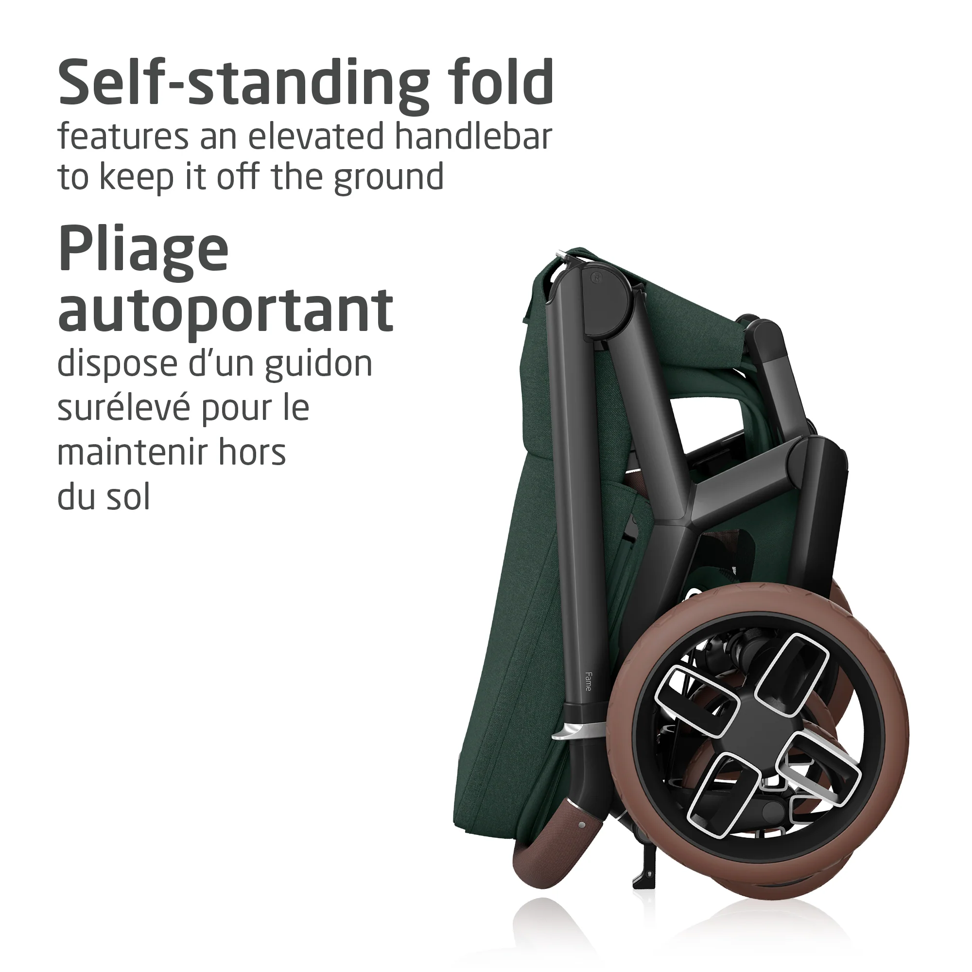 Fame Stroller & Mico Luxe+ Car Seat Travel System - Image 9