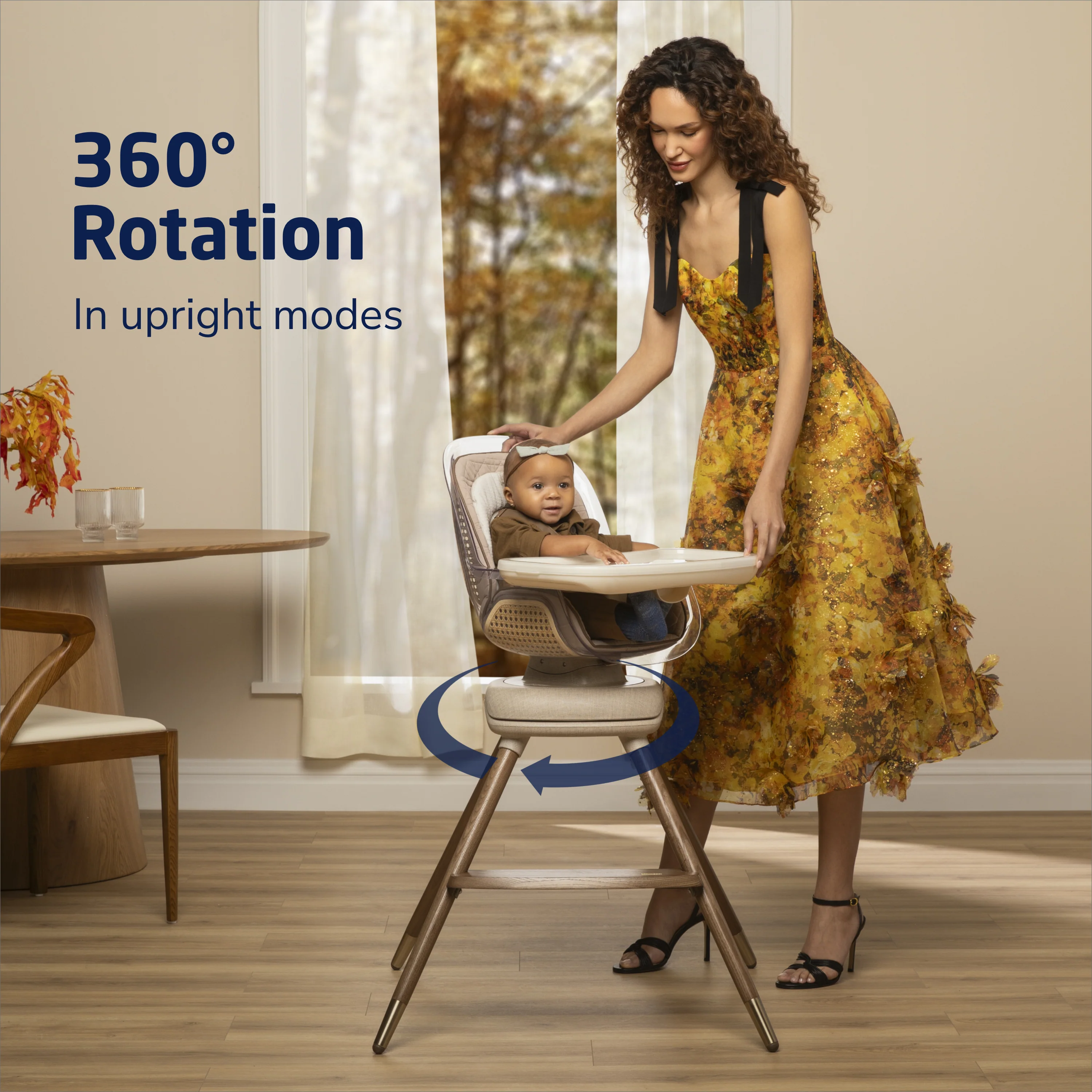 Kiskadee 360° Rotating High Chair - Image 4