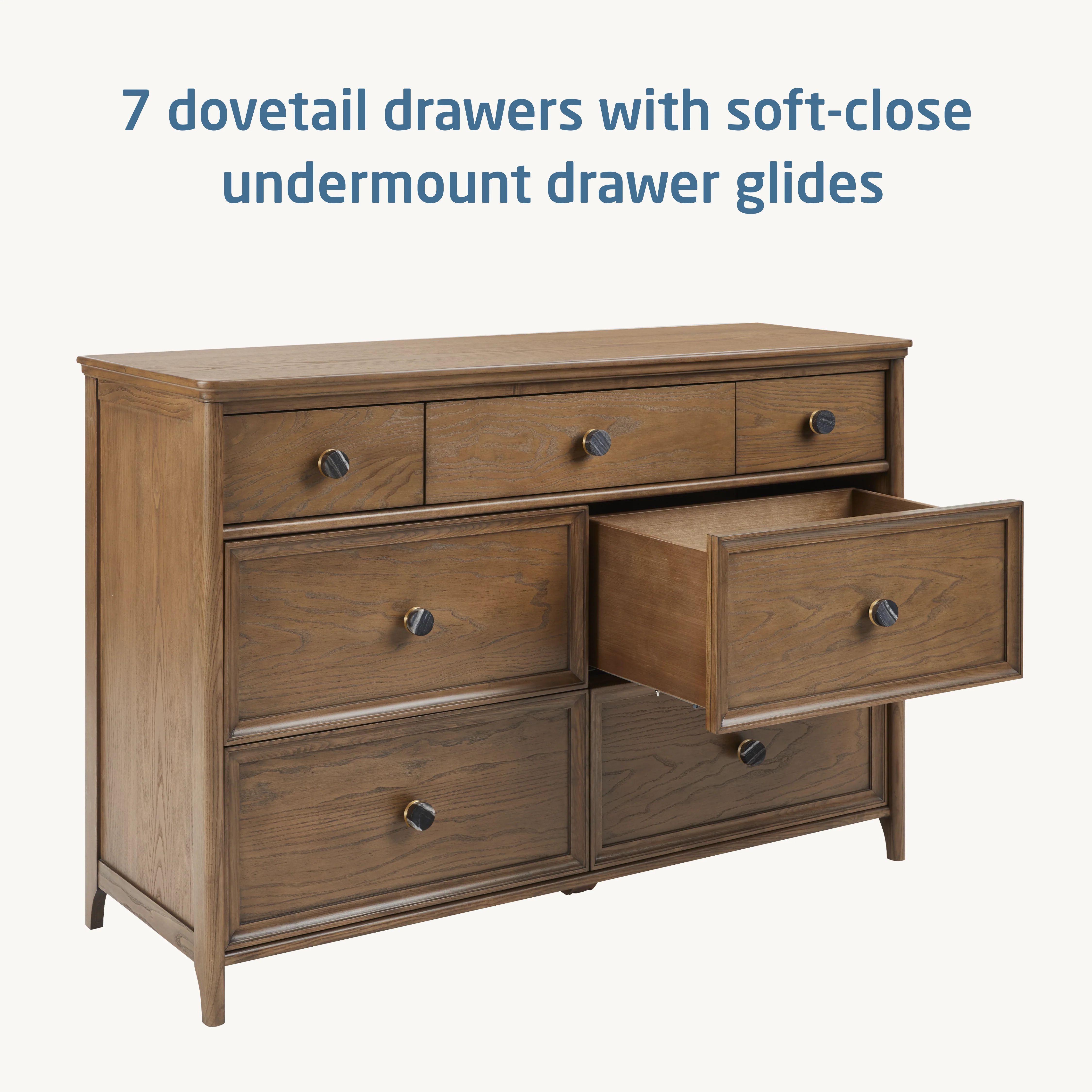 Quiet Luxury 7-Drawer Dresser - Image 3