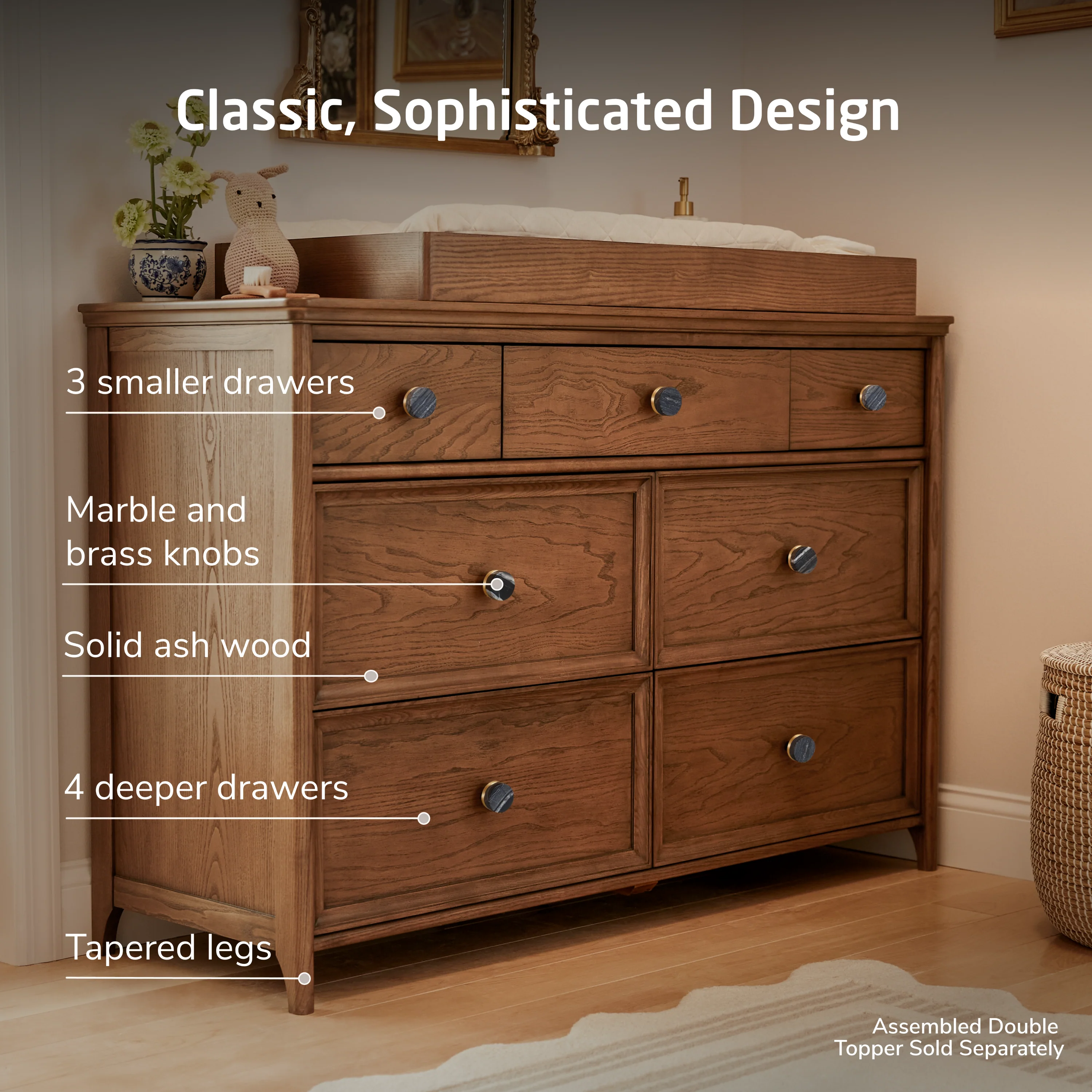Quiet Luxury 7-Drawer Dresser - Image 4