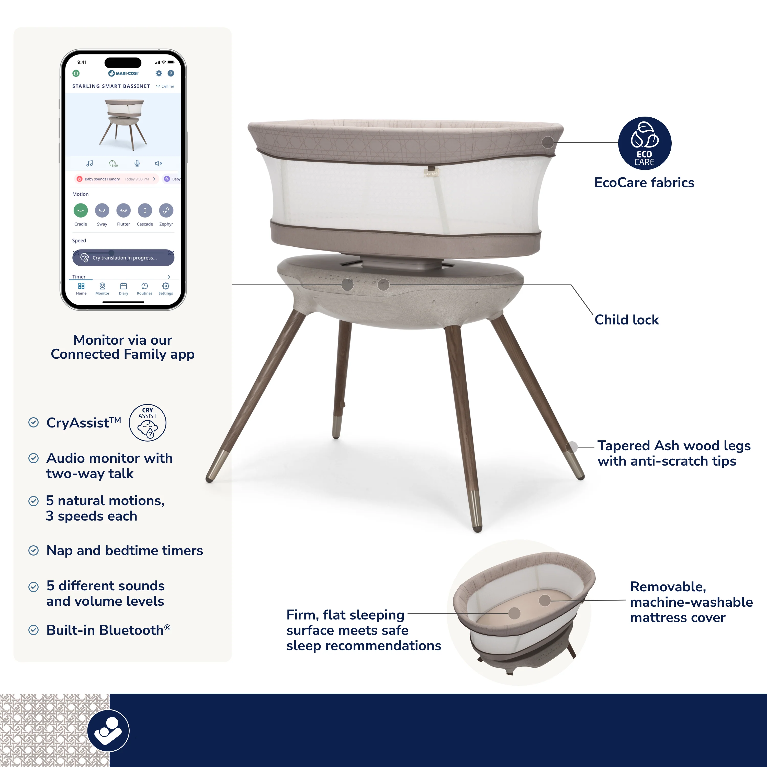 Starling Smart Bassinet - Image 3