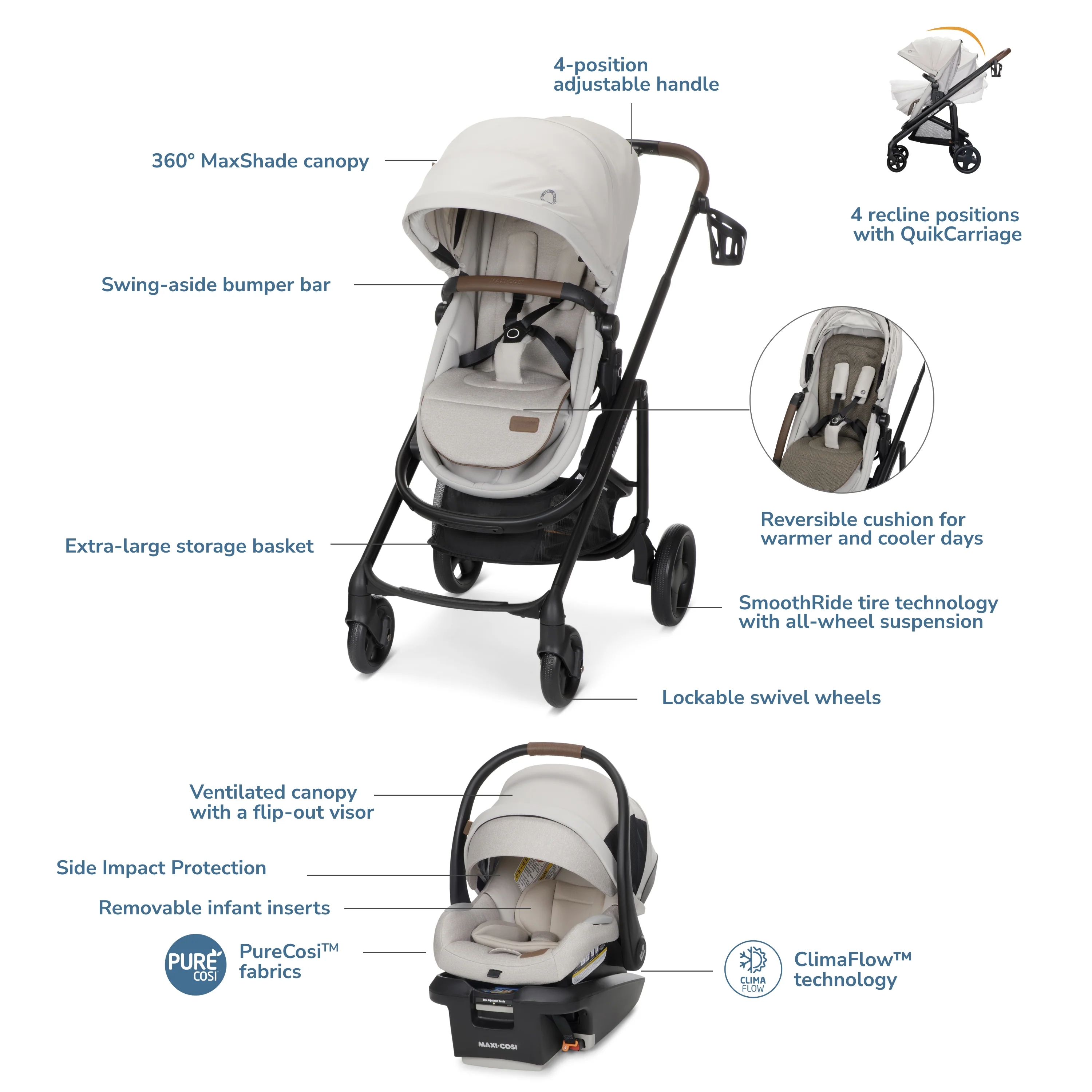 Tayla™ Max 5-in-1 Modular Travel System - Image 3