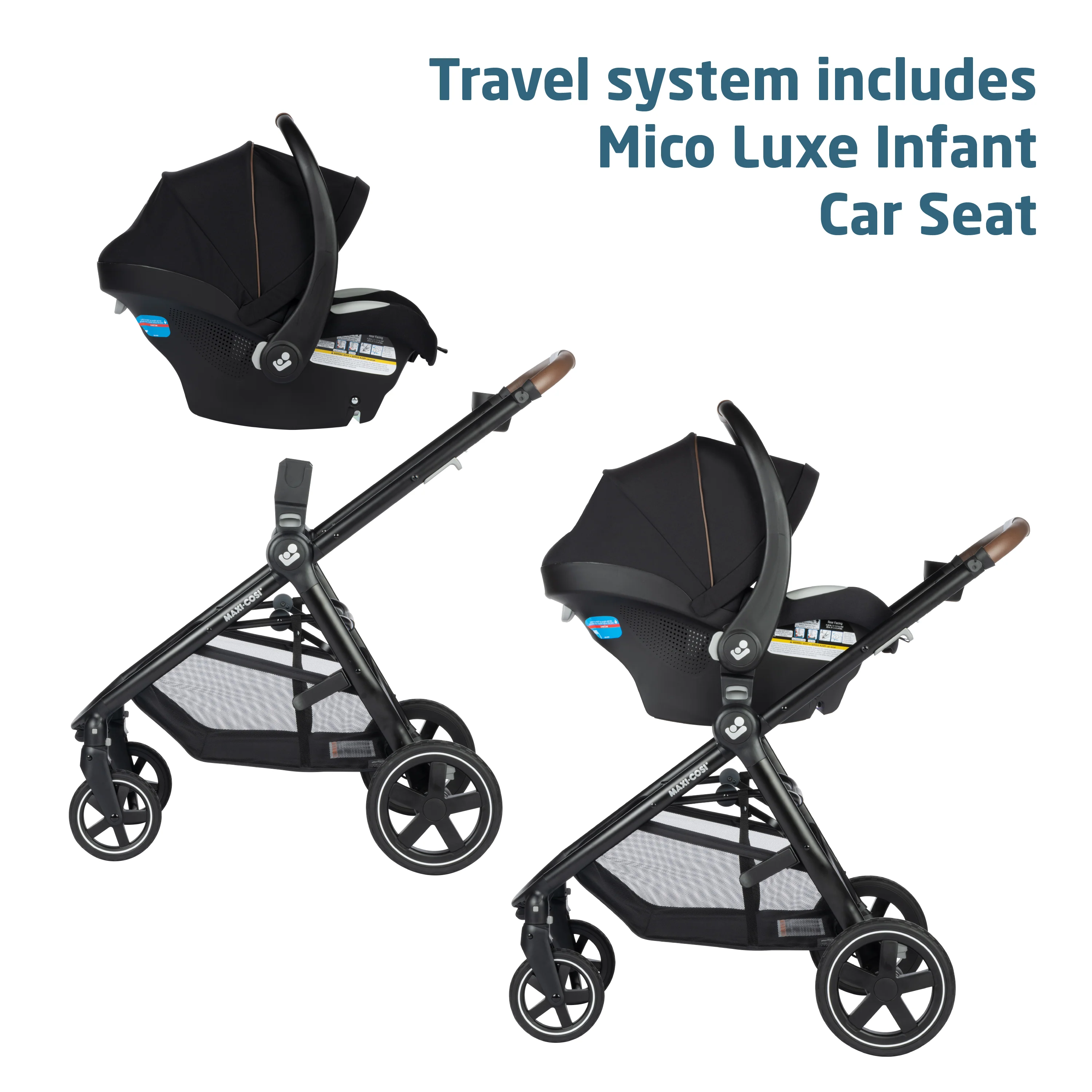 Zelia™² Luxe 5-in-1 Modular Travel System, Baby Stroller and Car Seat Combo - Image 12