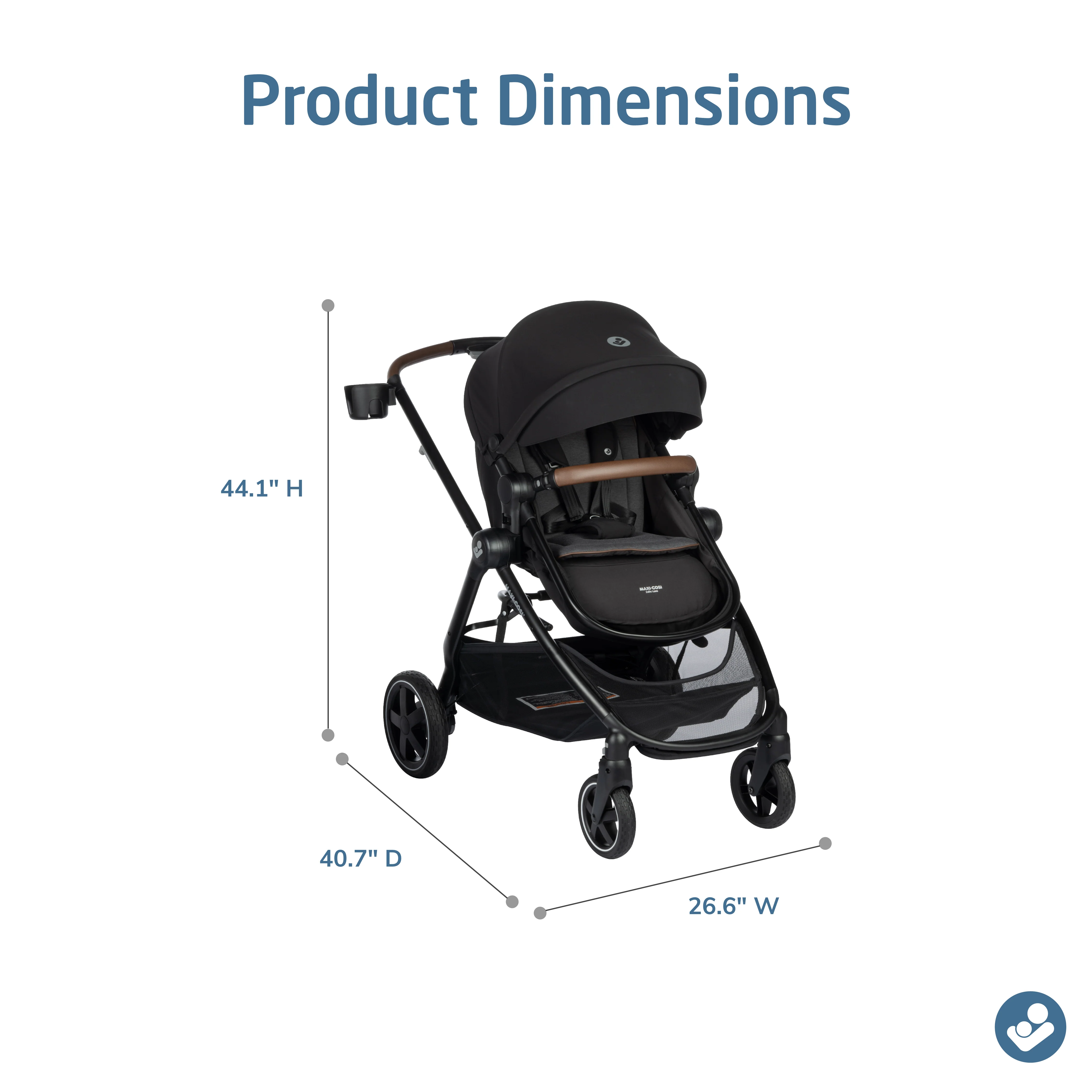 Zelia™² Luxe 5-in-1 Modular Travel System, Baby Stroller and Car Seat Combo - Image 25