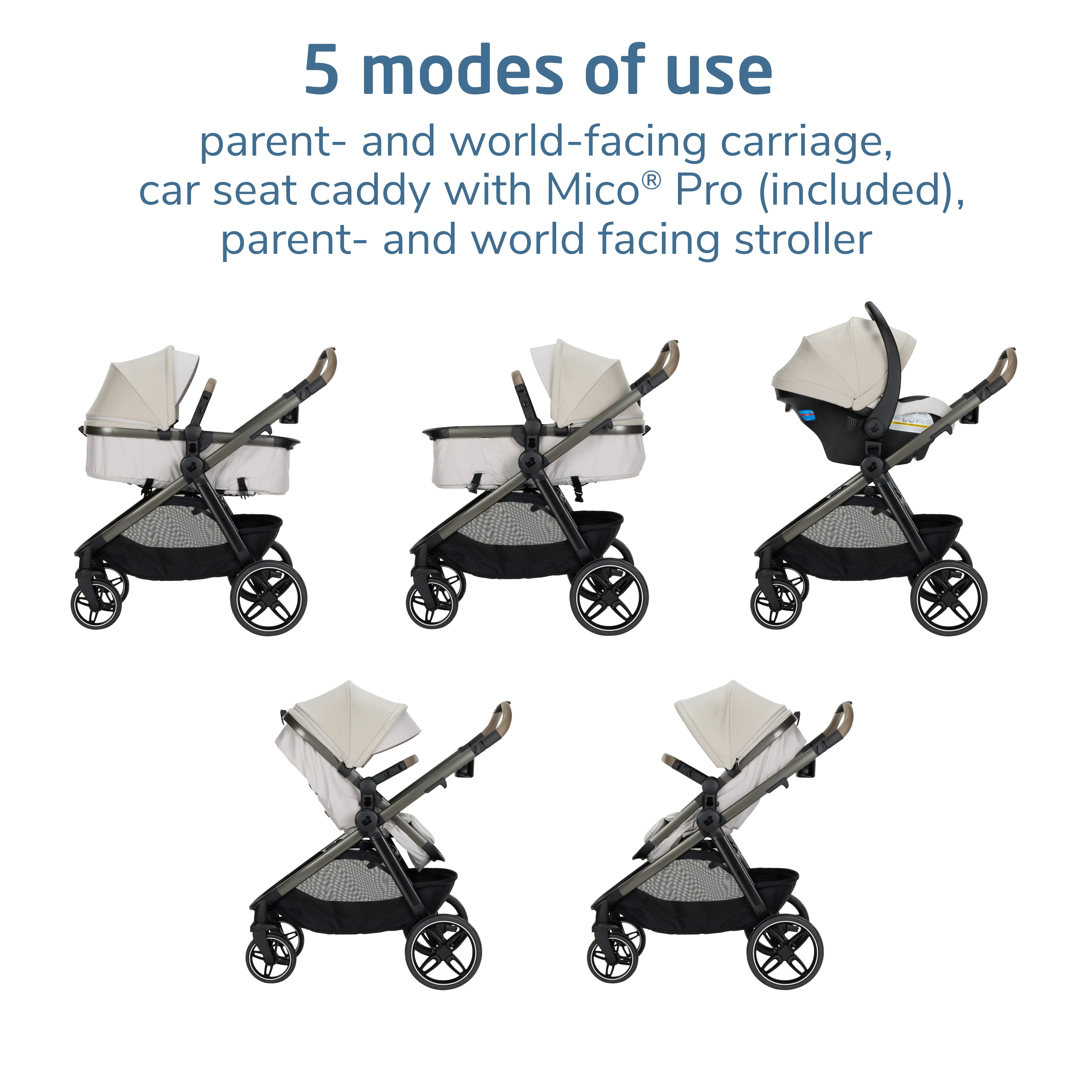 Zelia™ Pro 5-in-1 Modular Travel System - Image 3